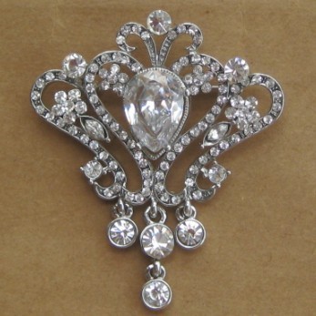 bridal rhinestone brooches