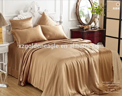 4pcs-Silk bedding Set