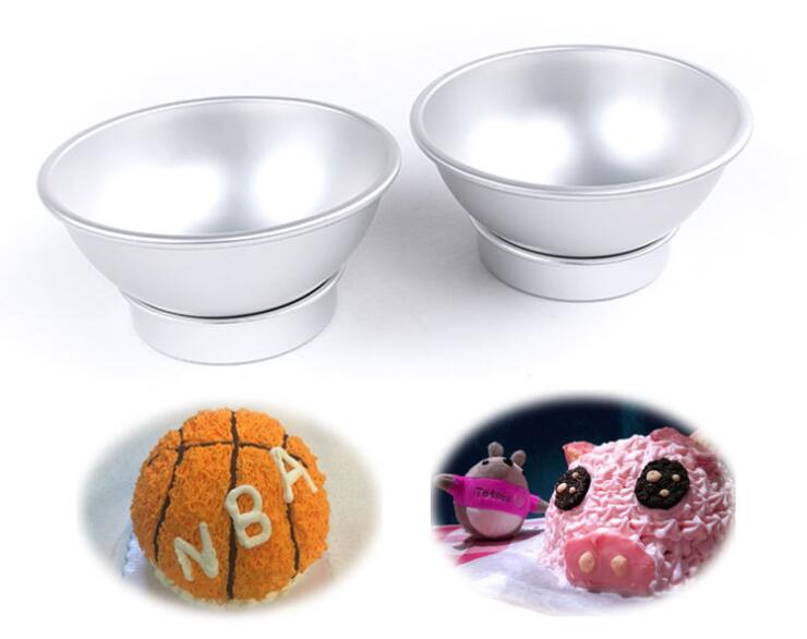 3D Aluminum Alloy Ball Sphere Cake Baking Mold