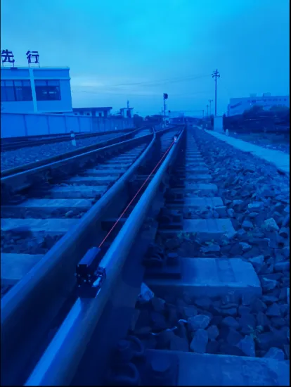 Laser Alignment Device Railway Track Level Measuring Equipment