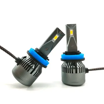 60W H1 H4 H7 H11 9005 LED Headlight Bulbs with 3570 CSP Chips, 6500K