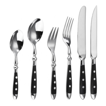JHY High-Quality Wooden Handle Stainless Steel Silverware: A Comprehensive Guide to Steak Knives, Forks, and Spoons