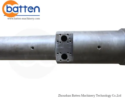KMD conical twin screw barrel for profile extrusion