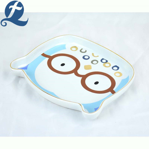 Fashion Popular Shaped Applique Ceramic Pet Bowl