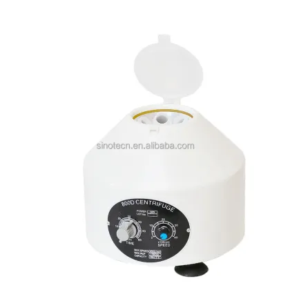 Hot Sale Lab Centrifuge Machine: 800D with Timer - High Efficiency in Scientific Research