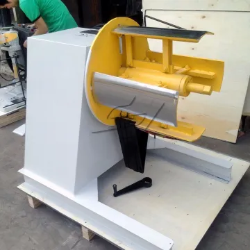 Metal sheet coil decoiler uncoiler machinary for press machine punching use
