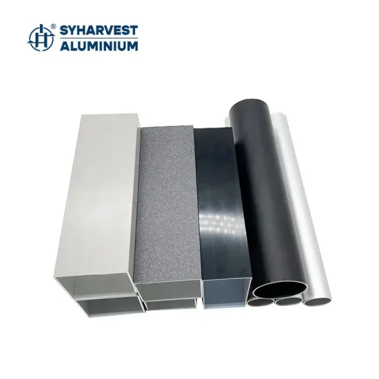 Factory Manufacturing Anodized Black Aluminum Framing Extrusions and Tubing for Screen Fences