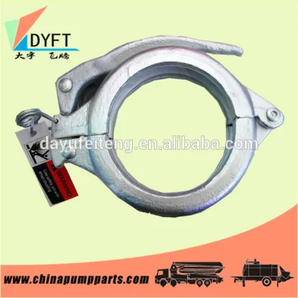 putzmeister customized pump clamp coupling used for concrete pump truck/trailer