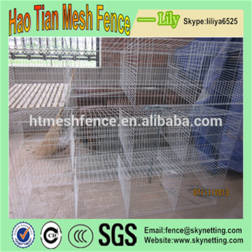 Hot Sales! Galvanized 3 Layers 4 Doors Mother and Baby Rabbit Cage/Commerical Rabbit Cage