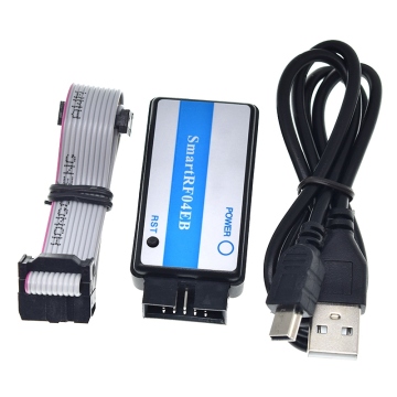SMARTRF04EB CC1110 CC2530 ZIGBEE मॉड्यूल MCU M100 के लिए USB डाउनलोडर के साथ, 5V माइक्रो USB 2.0 के माध्यम से संचालित