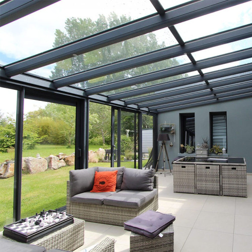 4 Season Glass Aluminum Greenhouses Outdoor Sunrooms