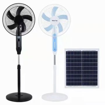 16 Inch 25W Solar Panel Portable Rechargeable Solar Stand Fan