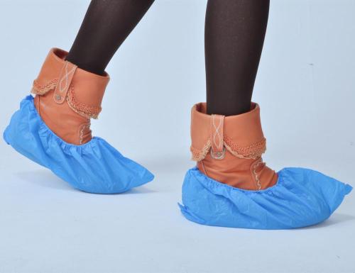 Couvre-chaussures antidérapants d&#39;intérieur médicaux jetables de CPE