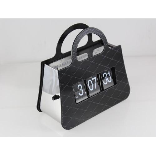 Dames sac à main drôle Flip Clock