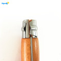 Wooden Handle Beech OPNIEL Style Folding Knife