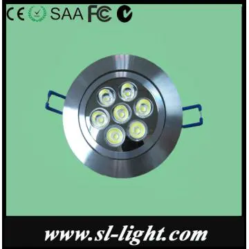 bolished silver 15W LED Ceiling light orientable