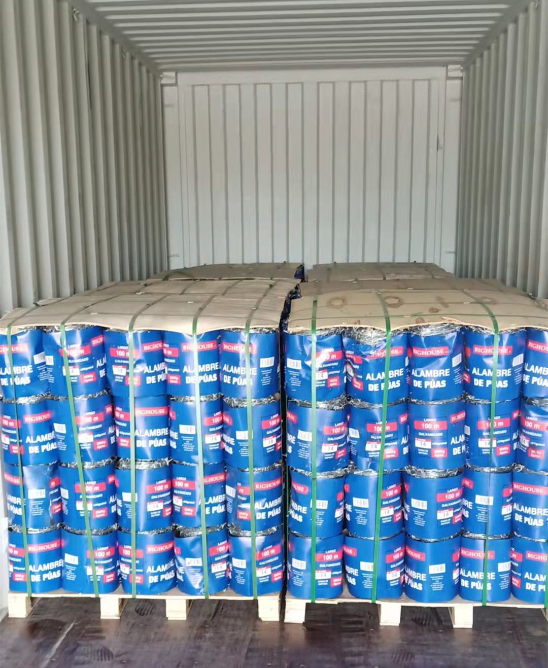 16 Gauge 500m Galvanized Barbed Wire Fence Alambre De Puas to Chile Peru Bolivia Paraguay6
