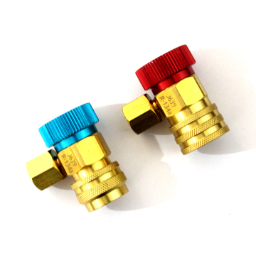 Pokka แรงดันต่ำ R134A อะแดปเตอร์ - ขั้วต่อสารทำความเย็น AC สำหรับเกจวัดรถยนต์และรถบรรทุก