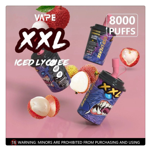 컵 vape lana bar xxl 8000 일회용 포드