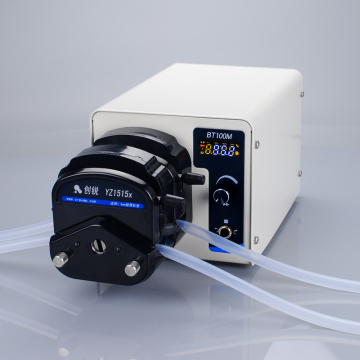 Hydraulic tubing peristaltic pump