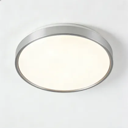 Ceiling-mounted lighting with gentle glow