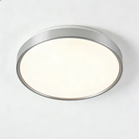 Ceiling-mounted lighting with gentle glow
