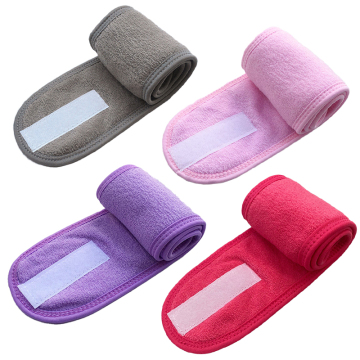 Cotton Towel Cloth Cosmetic Soft Bath Fleece Hairband for Women