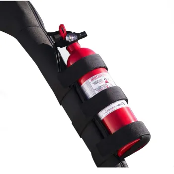 Adjustable Fire Extinguisher Strap Holder Canvas Mount for Roll Bar