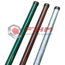 PVC Coated Galvanized Metal Round Post for Fence