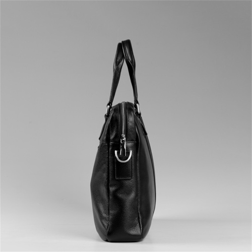Портфель сумочки с горизонтальной кожаной сумочкой