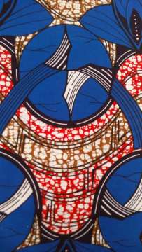 100% Cotton Fabric, Real Wax Print 6