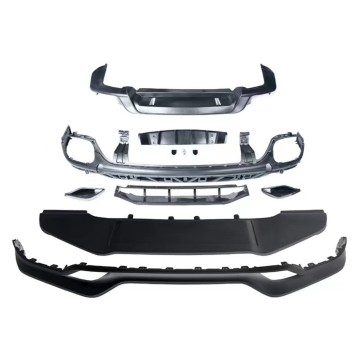 Facelifacitos del kit de carrocería de automóviles para Porsche Cayenne 2010-2013: Labio delantero y parachoques del difusor trasero
