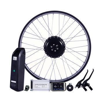 36V/48V 350W/500W/750W Geared Hub Motor Electric Bike Kit with Battery - GreenPedal Fat Tire