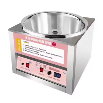 Electric Cotton Candy Maker Machine - Stainless Steel Floss Candy Machine
