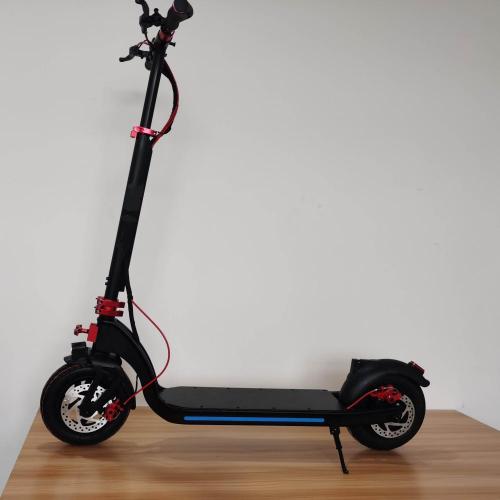 Scooter elétrico adulto preto dobrável personalizado