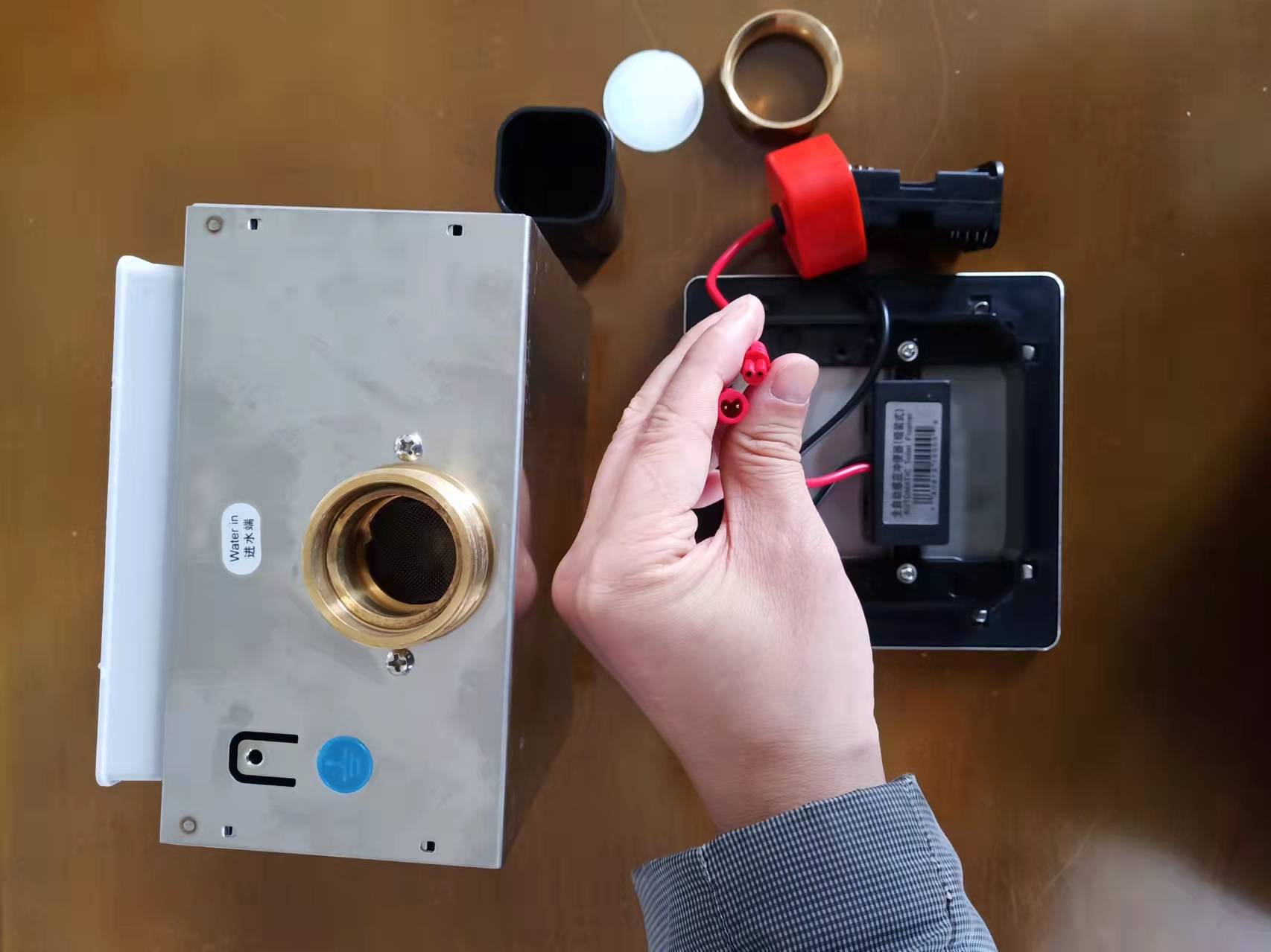 Electronic Flush Valve Commercial Automatic Toilet Flusher, High