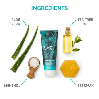 OEM natural smoothing Pre-shaving cream for men