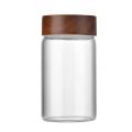 Durable 150ml Glass Bottle with Natural Acacia Lid