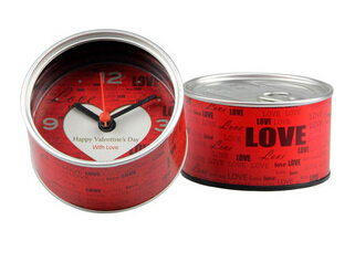 New design magnetic desk Clock in can shape