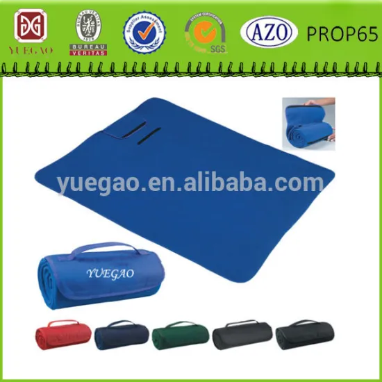 travel blanket with PVC bottom nylon blanket