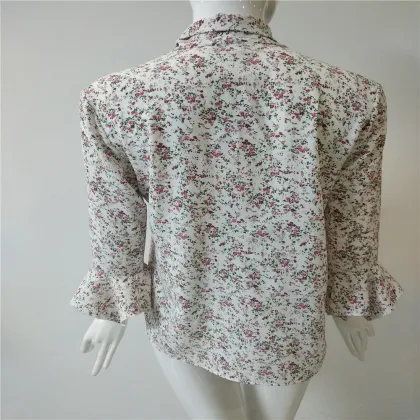 Printed Shirt with a Streamer