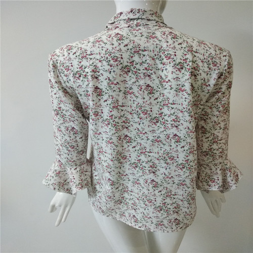 Printed Shirt with a Streamer
