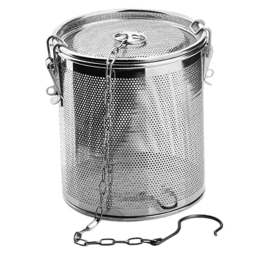 Wholesale Stainless Steel Spice Filter Basket Meat Colander Strainer for Kitchen