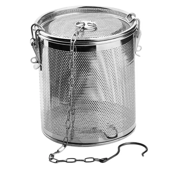 Wholesale Stainless Steel Spice Filter Basket Meat Colander Strainer for Kitchen