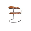 Anton Lorenz para cadeiras de jantar de couro Thonet