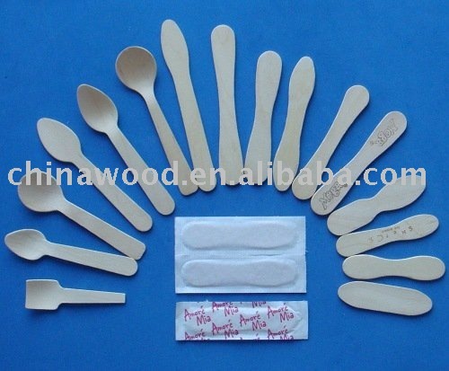Cheapest and Best Selling 75mm Wooden Ice Cream Spoons