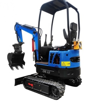 Crawler idraulico Mini Digger Auger Assicamento di 1,2 tonnellate