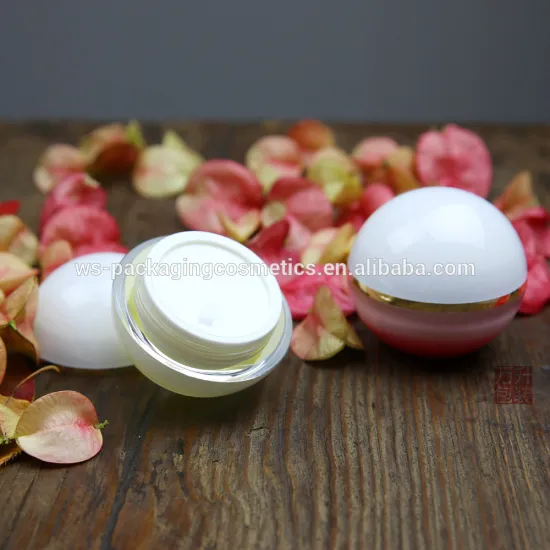 30g Acrylic Skin Care Container Shaped Plastic Sphere
