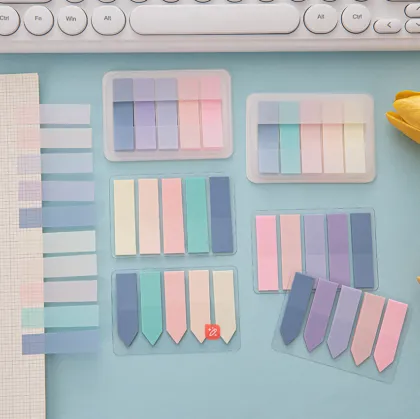 Custom Waterproof Plastic PET Sticky Notes & Custom Office Sticky Notes Memo Stickers