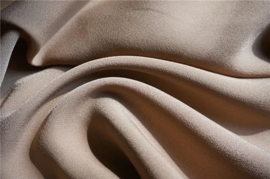 polyester crepe de chine / cdc fabric for garment lining